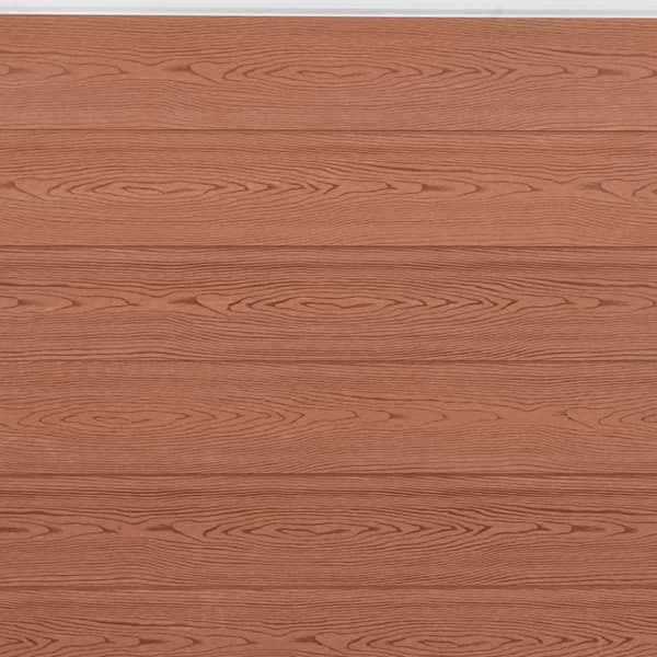 hegnspanelsæt 526x186 cm WPC brun