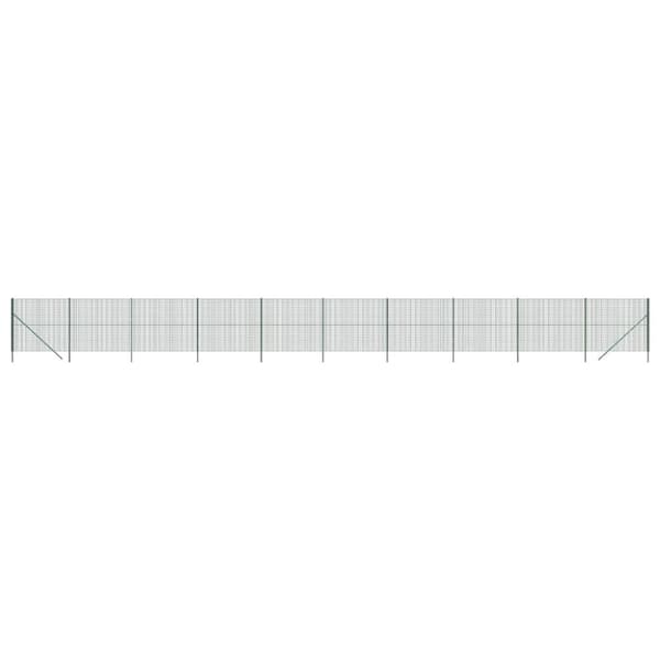 trådhegn 1,6x25 m galvaniseret stål grøn