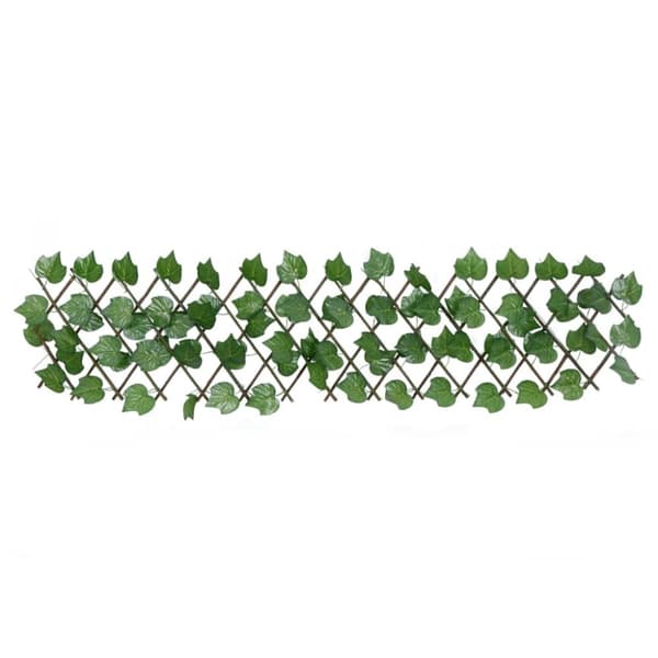 Säleikkö tekoviininlehti laajennettava vihreä 5 kpl 180x20 cm