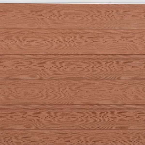 Staketpanel brun 353x186 cm WPC