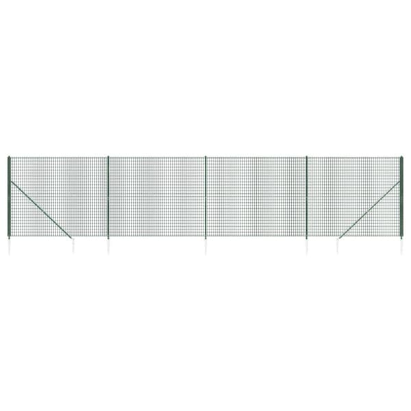 Verkkoaita maapiikeillä vihreä 1,4x10 m