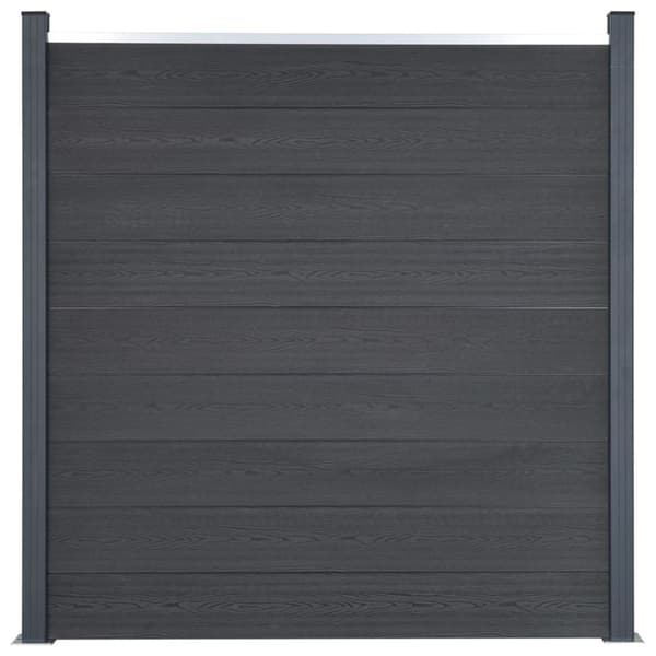 hegnspanelsæt 353x186 cm WPC grå