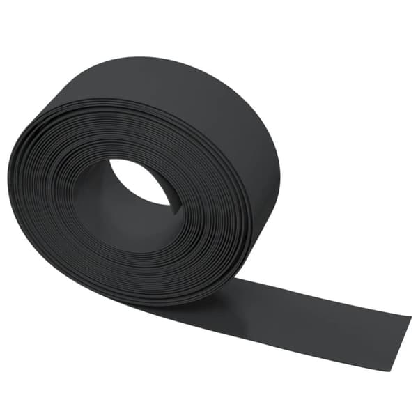 græskant 10 m 20 cm polyethylen sort