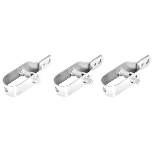 Gunnebostängsel med stolpar galvaniserat stål 15x1,5 m silver