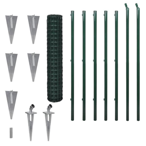 Eurofence stål 10 x 1,5 m grön