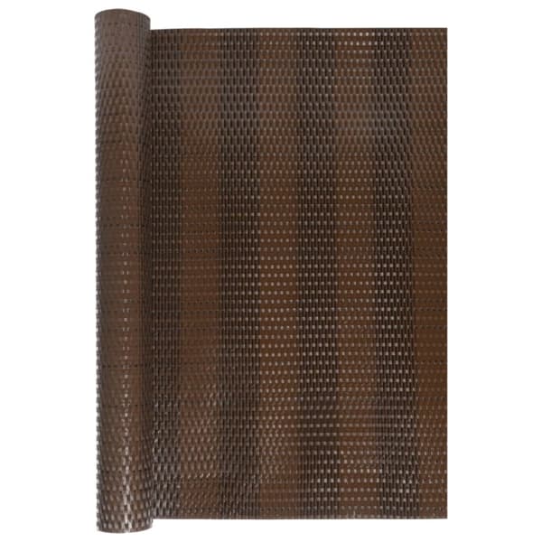 Parvekesuoja ruskea ja musta 400x90 cm polyrottinki