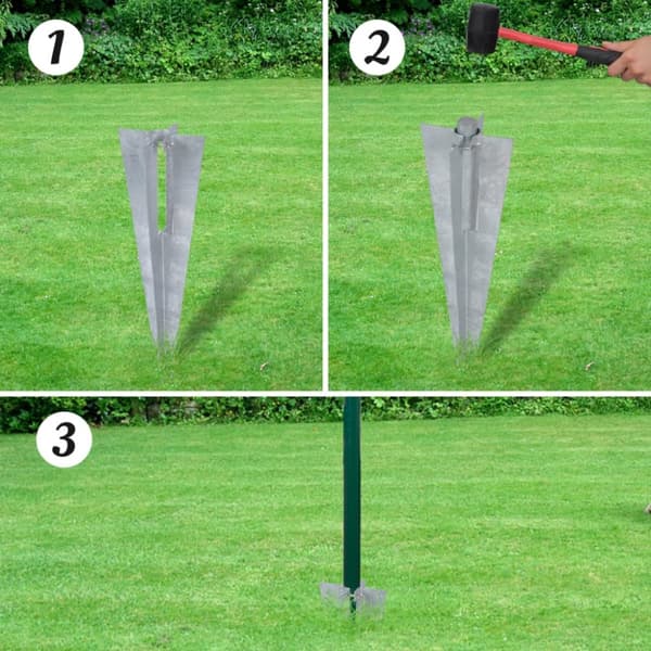 Eurofence stål 25 x 1,0 m grön