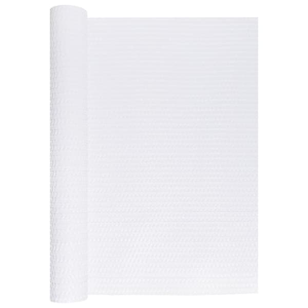 altanafskærmning 400x80 cm polyrattan hvid