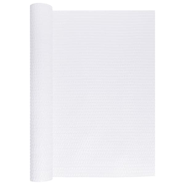 altanafskærmning 1000x80 cm polyrattan hvid
