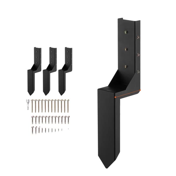 Hegspælanker, Holdbar Stålkonstruktion, Nem Installation,4 stk. 24 tommer 4pcs  24in