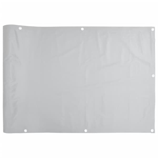 Insynsskydd för balkong grå 300x75 cm PVC