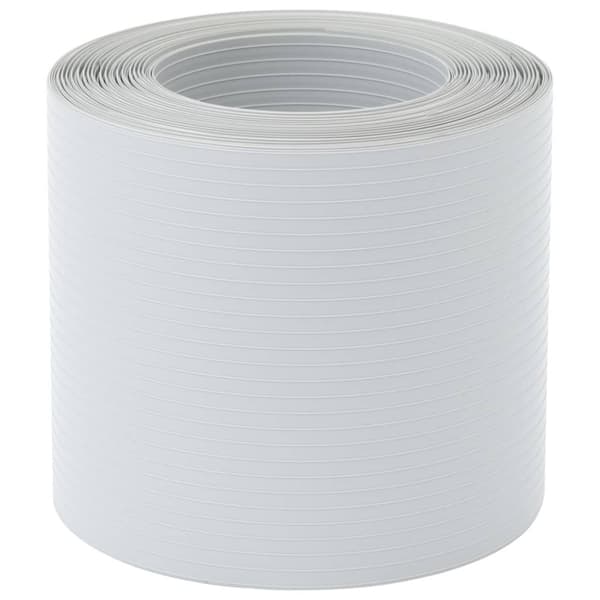 haveskærme 10 stk. 252,5x19 cm PVC lysegrå