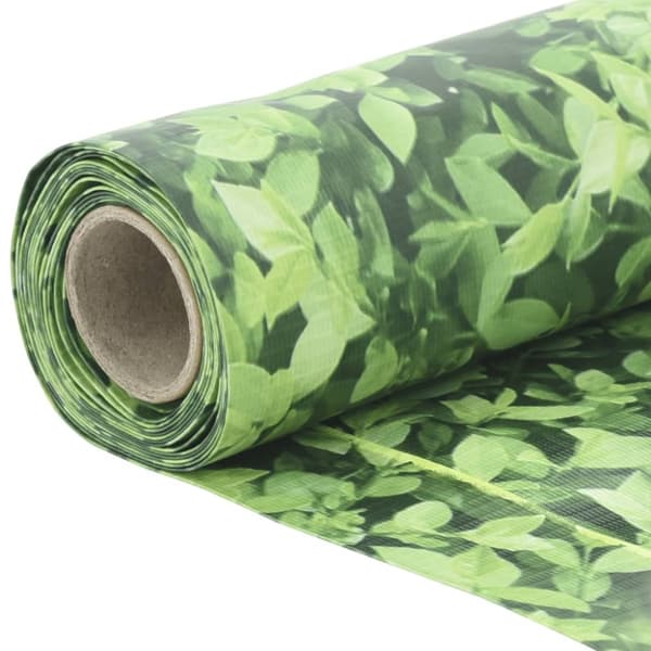 Parvekkeen yksityisyyssuoja kasvityyli vihreä 600x120 cm PVC
