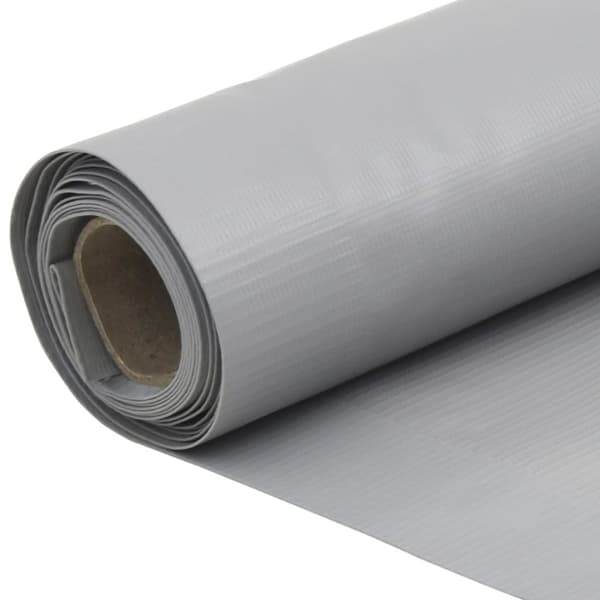 Parvekkeen yksityisyyssuoja harmaa 600x120 cm PVC