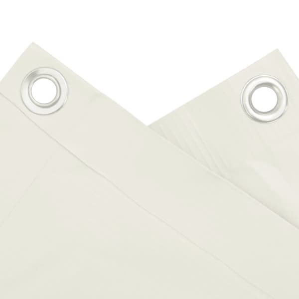 Parvekkeen yksityisyyssuoja valkoinen 1000x120 cm PVC