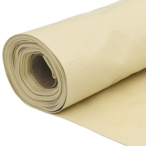 Insynsskydd för balkong gräddvit 500x120 cm PVC