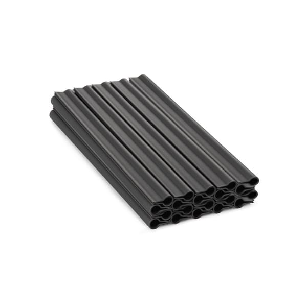 Clips til nethegn skærmlister 200g/m2 19cm - grå