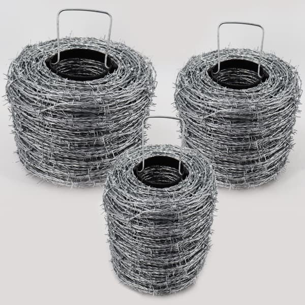 100 m Piikkilanka galvanoitu 1,6/1,7 mm riista-aitaukseen Metsäaita Solmittu aita