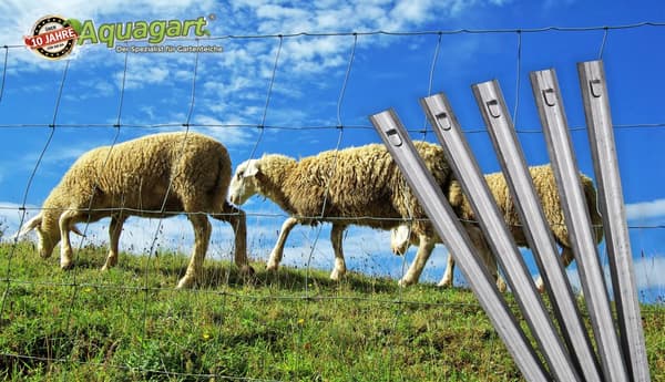 100 W-profil Stängselankare Markankare för viltstängsel Skogsstängsel Fältstängsel 50 cm