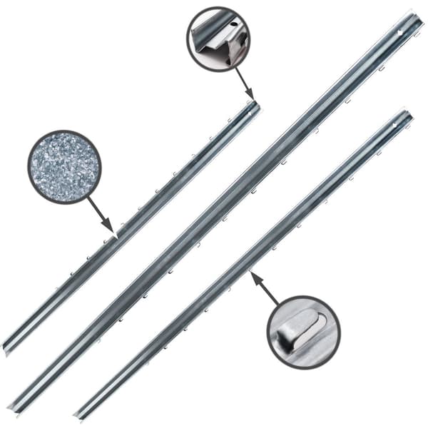 200 m Vildthegn Skovhegn Markhegn 180/16/15 + Z-sektion Hegnspæle 2,3 m lange