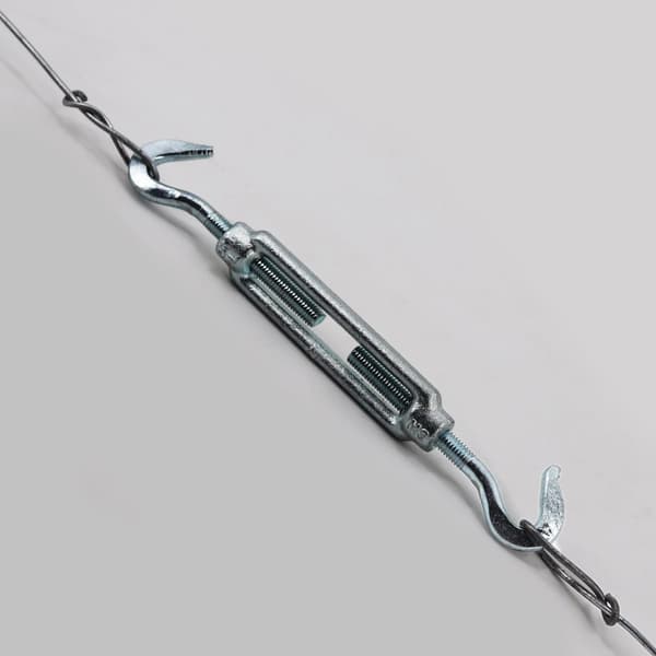 15 Rebstrammer til Vildthegn Skovhegn Turnbuckle Wirestrammer 2 Krog