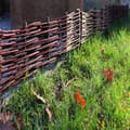 Miniatyrbillede 7 af 9: 4 Kanter af pil 30x100 cm I Blomsterbedskant / Pilehegn til kantbede Plænekant