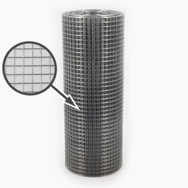 120 m x 0,5 m Lintulanka Lankaverkko Hitsausristikko Lanka-aita Kuumasinkitty