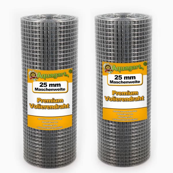 75 m x 0,5 m Lintulanka Lankaverkko Hitsausristikko Lanka-aita Metalliverkko