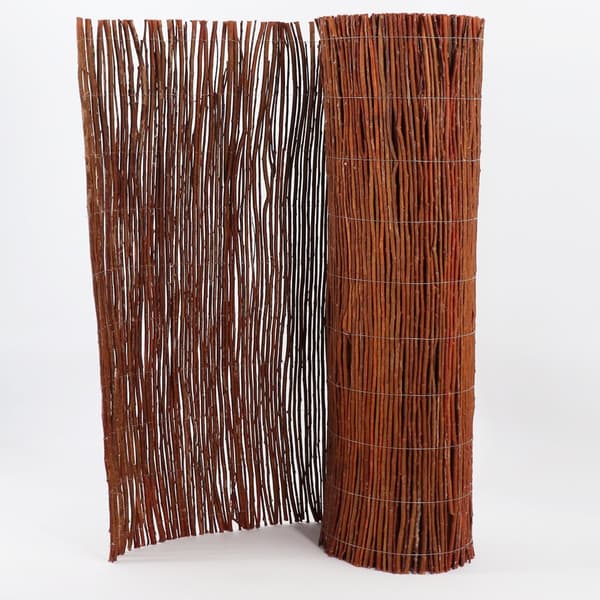 Aquagart Willow matto 20 m x 150 cm I Privacy matto pajusta Luonnollinen yksityisyysseinä puutarhaan