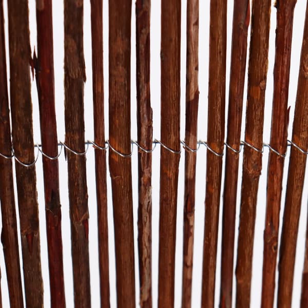 Aquagart Willow matto 20 m x 150 cm I Privacy matto pajusta Luonnollinen yksityisyysseinä puutarhaan