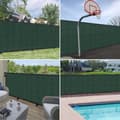 Miniatyrbillede 4 af 5: Privatlivsskærmhegn, kraftigt PVC-materiale, størrelse 1,5x10M, effektiv skygge-løsning