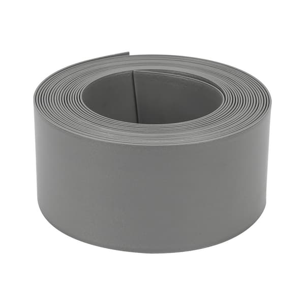 1000 x 12.5 x 0.2cm Gräsmattekant PE plastbäddkant Flexibel gräsmattekant Bäddkant Klippkant Rotspärr Grå