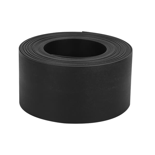 2500 x 12.5 x 0.2cm Gräsmattekant PE plastbäddkant Flexibel gräsmattekant Bäddkant Klippkant Rotspärr Svart