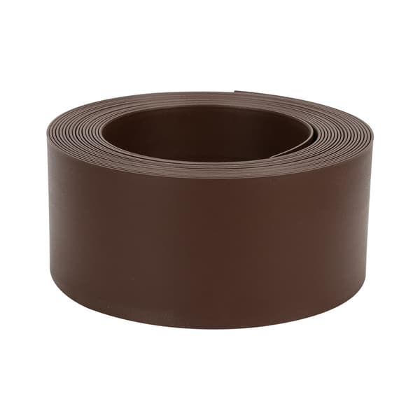 2500 x 10 x 0.2cm Gräsmattekant PE plastbäddkant Flexibel gräsmattekant Bäddkant Klippkant Rotspärr Brun
