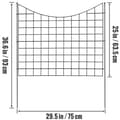 Pikkukuva 2 / 2: Puutarhan aita, Asennus ilman kaivamista, Eläinten este,38.5x29.5 in 5Pcs-a
