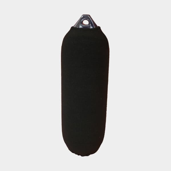 Fenderskydd till cylinderfender Fendequip, 62 x Ø21 cm (Majoni Star 3), svart, 2-pack