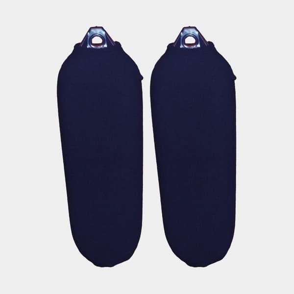 Fenderskydd till cylinderfender Fendequip, 45 x Ø12 cm (Majoni Star 1), marinblå, 2-pack