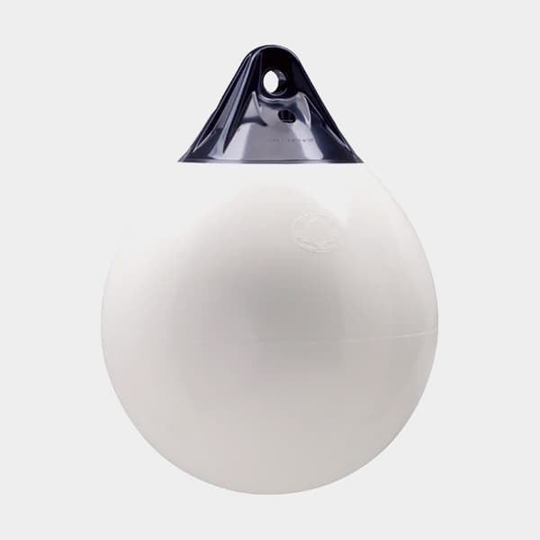 Klotfender Polyform A3, Ø46 cm, vit med svart topp