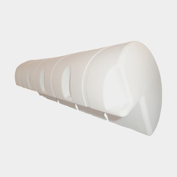 Bryggfender Majoni Dockfender, 110 x 24 x 24 cm, rak, vit