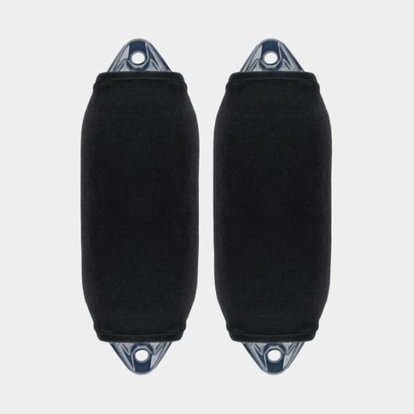 Fenderskydd till cylinderfender 1852-Marine, 70 x Ø29 cm, svart, 2-pack