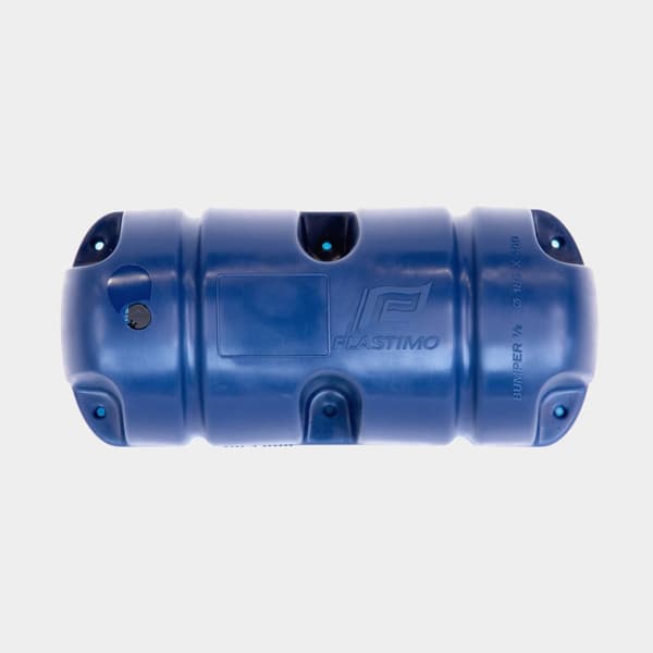 Bryggfender Plastimo Bumper 1/2, 18 x 40 cm, rak, blå