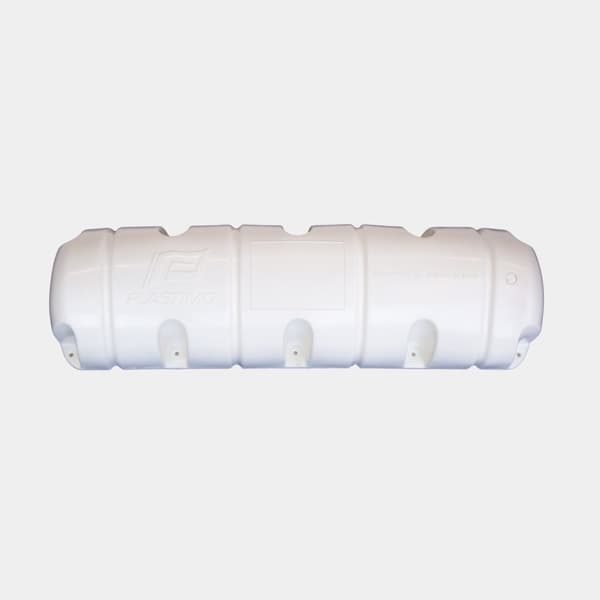 Bryggfender Plastimo Bumper 1/2, 25 x 90 cm, rak, vit