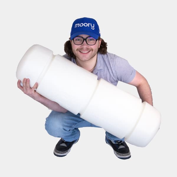 Bryggfender Plastimo Bumper 3/4, 25 x 90 cm, rak, vit
