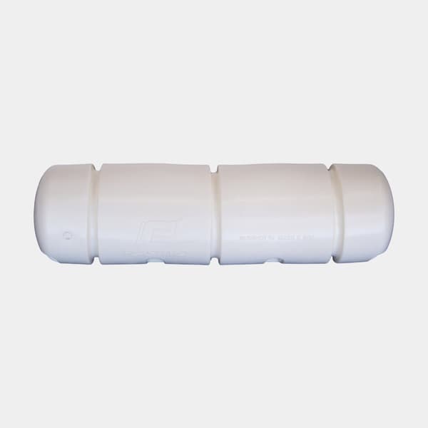 Bryggfender Plastimo Bumper 3/4, 25 x 90 cm, rak, vit