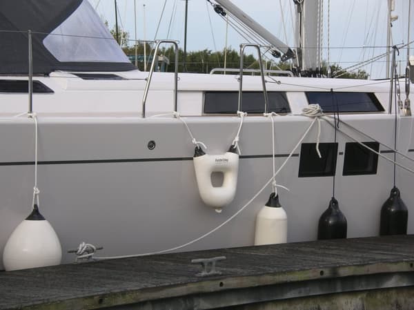 Stegfender Dan-Fender FenderStep 1522, 2 steg, 56 x 45 cm, marinblå