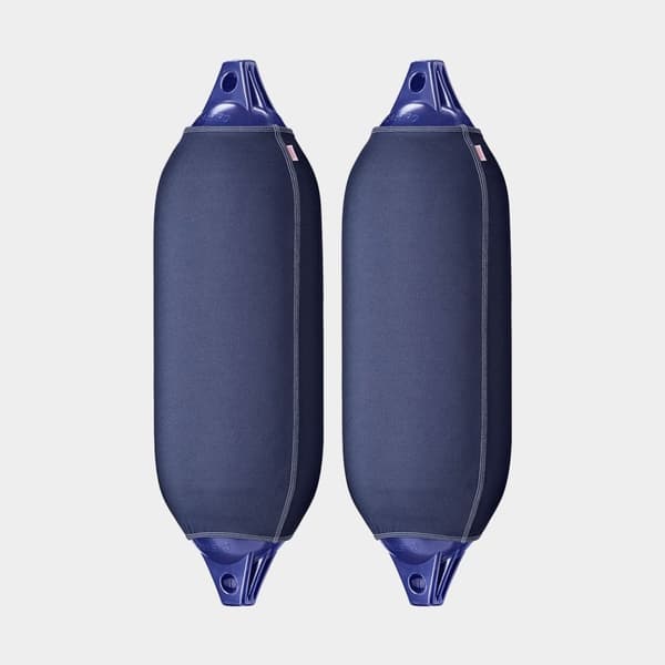 Fenderskydd till cylinderfender Castro, 75 cm x Ø22 cm (Castro/Polyform F3), marinblå, 2-pack