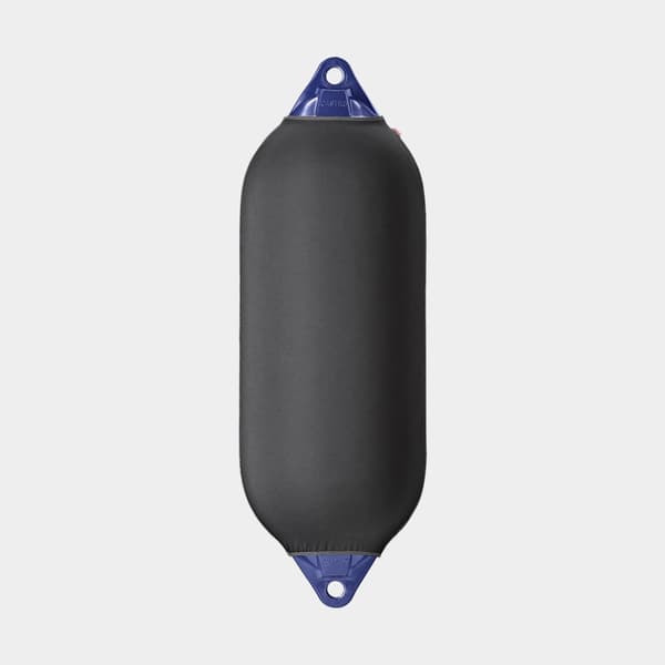 Fenderskydd till cylinderfender Castro, 77 cm x Ø30 cm (Castro/Polyform F5), svart, 2-pack