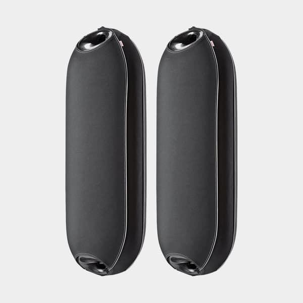 Fenderskydd till cylinderfender Castro, 60 cm x Ø22 cm (Castro NFD-2), svart, 2-pack