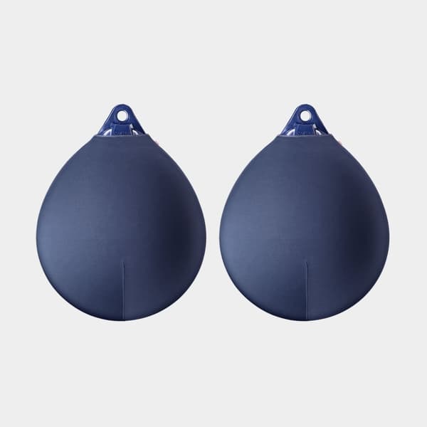 Fenderskydd till klotfender Castro, 57 cm x Ø46 cm (Castro/Polyform A3), marinblå, 2-pack