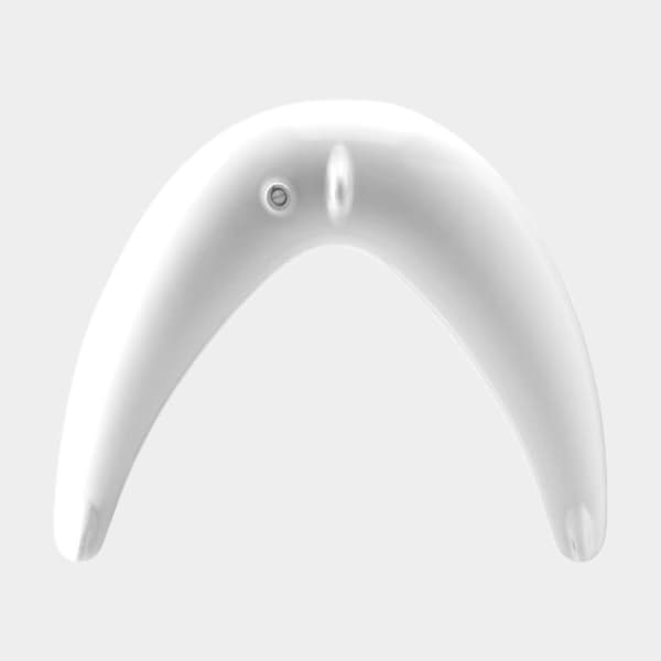 Stävfender Castro NDP-2, Ø14 cm, 129.5 cm, vit
